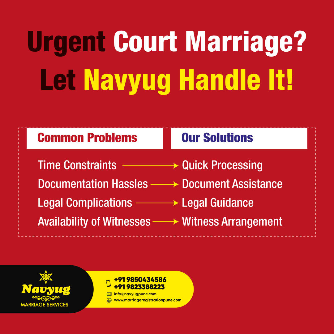 Urgent Court Marriage? Let Navyug Handle It!